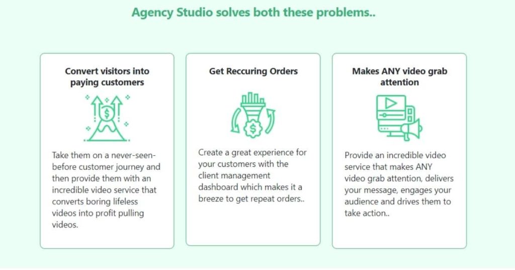 Agency Studio solves both these problems..