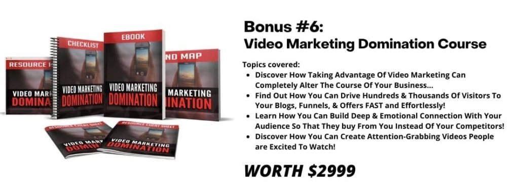 Video Marketing Domination Course Criticeye Bonus 6