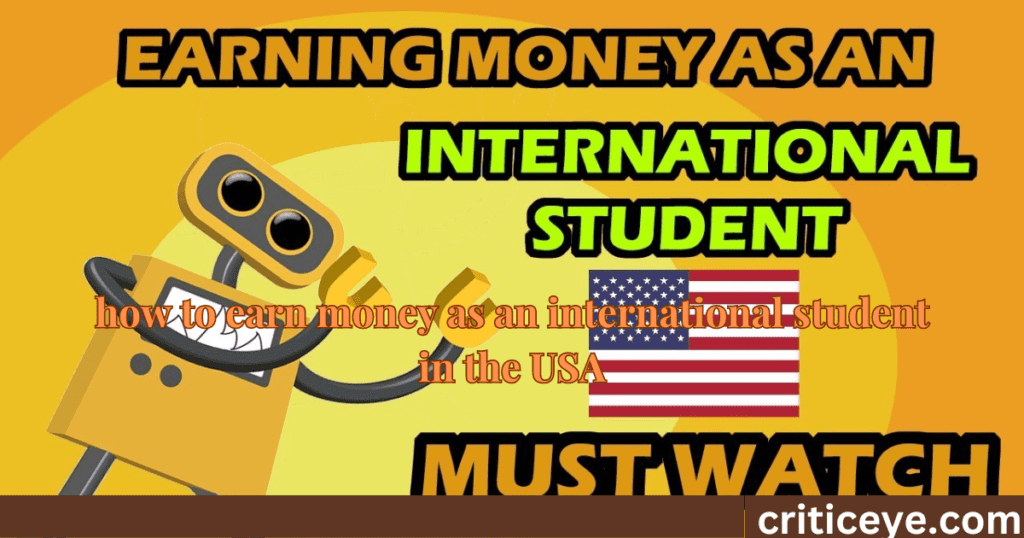 Earn Money as a Student in the USA
