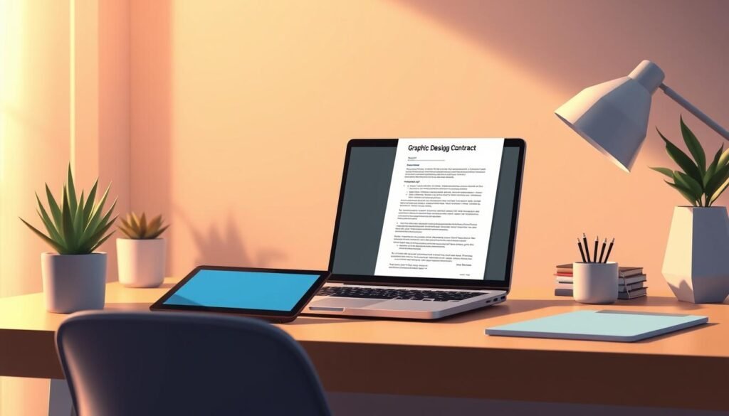 customizing graphic design contract template