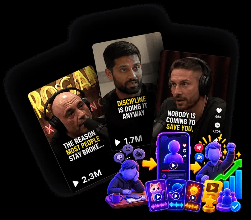 PodShorts interface