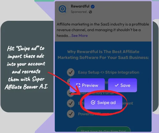 Social Beaver A.I features